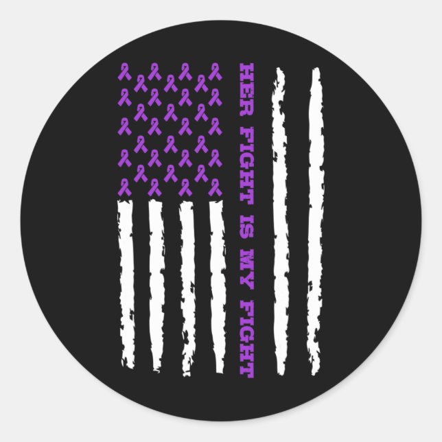 Epilepsy Awareness 1 Classic Round Sticker (Front)