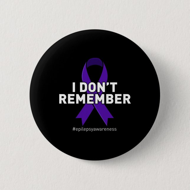 Epilepsy Awareness 2 6 Cm Round Badge (Front)