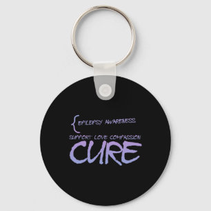 Epilepsy Awareness 3 Key Ring