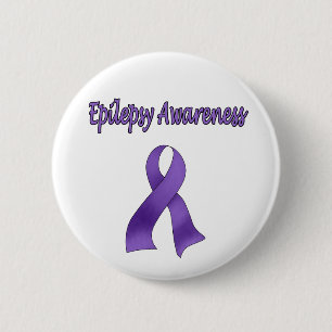 EPILEPSY Awareness 6 Cm Round Badge