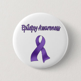 EPILEPSY Awareness 6 Cm Round Badge