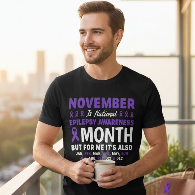 Epilepsy Awareness All Year Support Tri-Blend Shirt (Creator Uploaded)