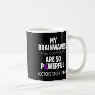 Epilepsy Awareness Brain Waves Epileptic Warrior S Coffee Mug