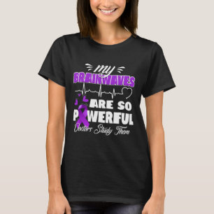 Epilepsy Awareness Brain Waves Epileptic Warrior S T-Shirt