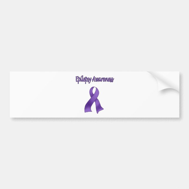 EPILEPSY Awareness Bumper Sticker (Front)