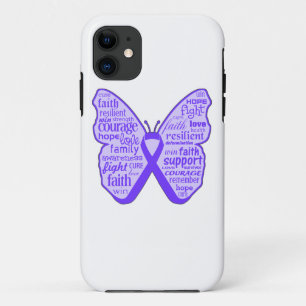 Epilepsy Awareness Butterfly Ribbon iPhone 11 Case