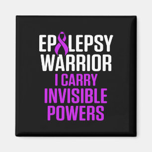 Epilepsy Awareness Carry Epileptic Warrior Survivo Magnet