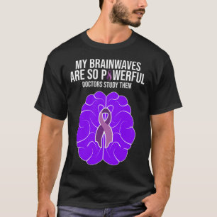 Epilepsy Awareness Costume My Brainwaves Gifts War T-Shirt