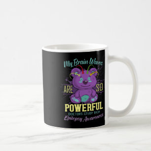Epilepsy Awareness Day Purple Bear Epileptic Fight Coffee Mug