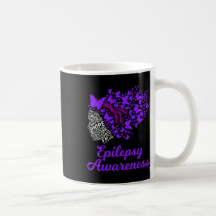 Epilepsy Awareness Day Seizure Disorder Purple Rib Coffee Mug