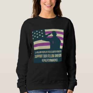 Epilepsy Awareness Day Support Fellow Americans Sweatshirt