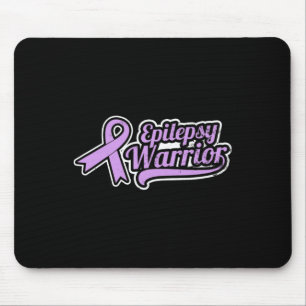 Epilepsy Awareness Design Warrior Gift Mouse Pad