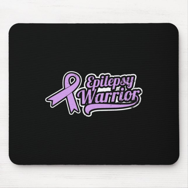 Epilepsy Awareness Design Warrior Gift  Mouse Pad (Front)