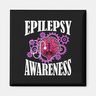 Epilepsy Awareness Diagnose Epileptic Warrior Surv Magnet