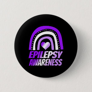 Epilepsy Awareness Epilepsy Kids Men Women Warrior 6 Cm Round Badge
