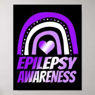 Epilepsy Awareness Epilepsy Kids Men Women Warrior Poster