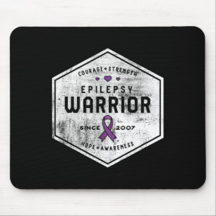 Epilepsy Awareness Epilepsy Warrior Since 2007 Mouse Pad