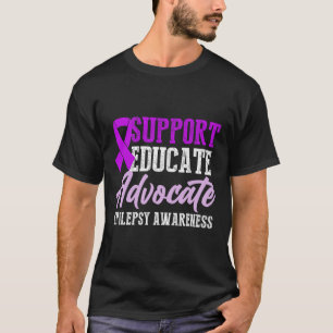 Epilepsy Awareness Epileptic Warrior Survivor 13 T-Shirt