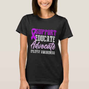 Epilepsy Awareness Epileptic Warrior Survivor 13 T-Shirt
