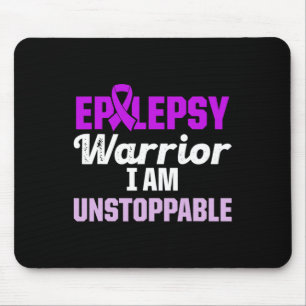 Epilepsy Awareness Epileptic Warrior Survivor 15 Mouse Pad