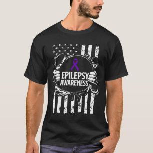 Epilepsy Awareness Epileptic Warrior Survivor 16 T-Shirt