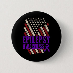 Epilepsy Awareness Epileptic Warrior Survivor 17 6 Cm Round Badge
