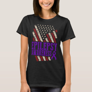 Epilepsy Awareness Epileptic Warrior Survivor 17  T-Shirt