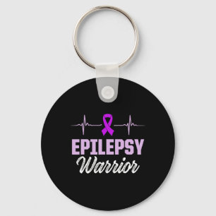 Epilepsy Awareness Epileptic Warrior Survivor 18 Key Ring