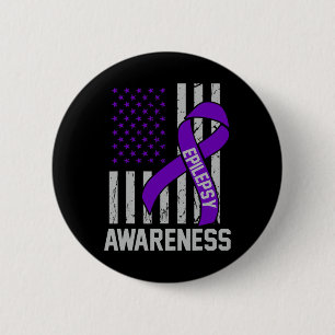 Epilepsy Awareness Epileptic Warrior Survivor 19 6 Cm Round Badge