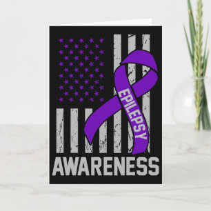 Epilepsy Awareness Epileptic Warrior Survivor 19  Card