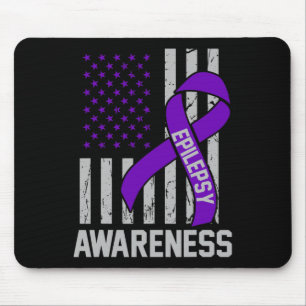 Epilepsy Awareness Epileptic Warrior Survivor 19 Mouse Pad