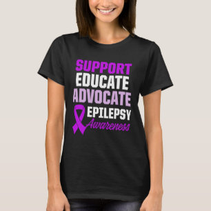 Epilepsy Awareness Epileptic Warrior Survivor 1  T-Shirt