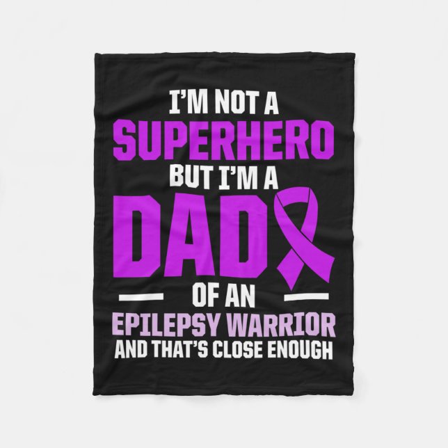 Epilepsy Awareness Epileptic Warrior Survivor 20  Fleece Blanket (Front)