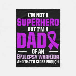 Epilepsy Awareness Epileptic Warrior Survivor 20 Fleece Blanket