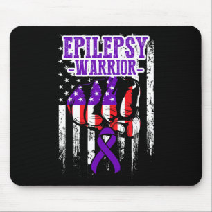 Epilepsy Awareness Epileptic Warrior Survivor 22 Mouse Pad
