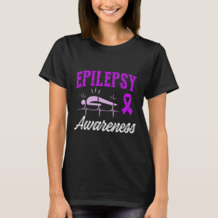Epilepsy Awareness Epileptic Warrior Survivor 25 T-Shirt