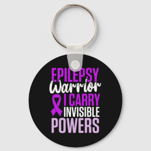Epilepsy Awareness Epileptic Warrior Survivor 27 Key Ring