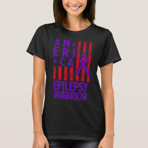 Epilepsy Awareness Epileptic Warrior Survivor 28 T-Shirt