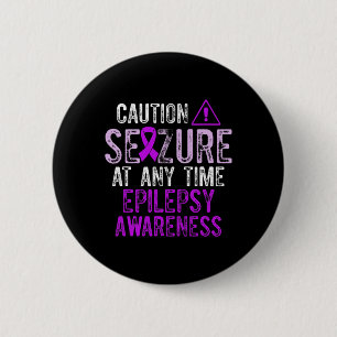 Epilepsy Awareness Epileptic Warrior Survivor 5  6 Cm Round Badge