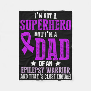 Epilepsy Awareness Epileptic Warrior Survivor 6  Fleece Blanket