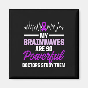 Epilepsy Awareness Epileptic Warrior Survivor Magnet