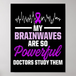 Epilepsy Awareness Epileptic Warrior Survivor Poster