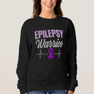 Epilepsy Awareness Epileptic Warrior Survivor Sweatshirt
