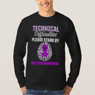 Epilepsy Awareness Epileptic Warrior Survivor T-Shirt