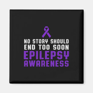 Epilepsy Awareness Fun Beat Epileptic Warrior Surv Magnet