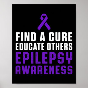 Epilepsy Awareness Fun Healthy Epileptic Warrior S Poster