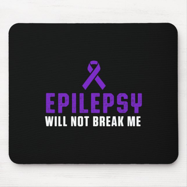 Epilepsy Awareness Fun Therapists Epileptic Warrio Mouse Pad (Front)
