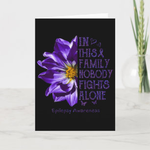 Epilepsy Awareness Gifts Nobody Fights Alone Anemo Card
