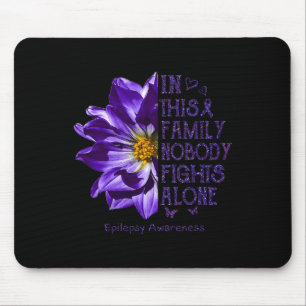 Epilepsy Awareness Gifts Nobody Fights Alone Anemo Mouse Pad