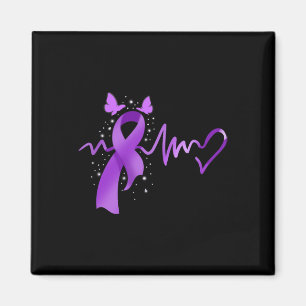 Epilepsy Awareness Heartbeat Magnet